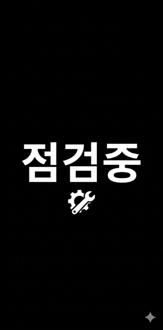 채팅 점검 안내